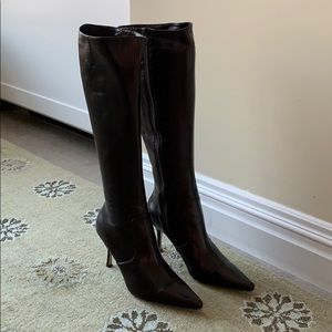 FINAL CALL Isaac Misrahi Saxton Leather Boots